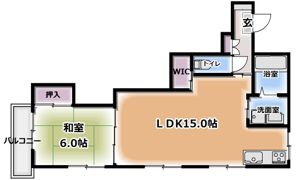 キャロル豊中千里園の間取り画像