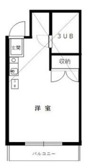 パレス杉田Ⅰの間取り画像