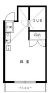パレス杉田Ⅰの間取り画像