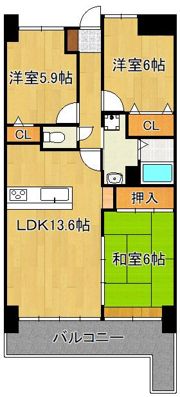 珪州館IIIの間取り画像