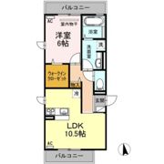 フローレンA･B棟 A棟の間取り画像