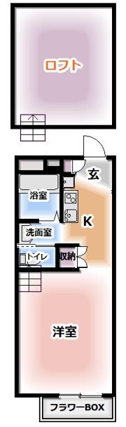 ソレイユ常盤の間取り画像