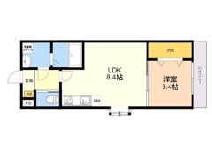 abetina野芥の間取り画像