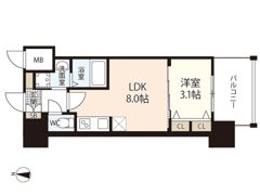 S－RESIDENCE国泰寺町一丁目の間取り画像
