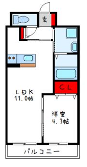 プリムローズ深井の間取り画像