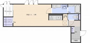 ソレイユ ルヴァンの間取り画像