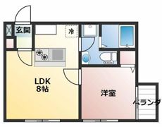 LYハイツの間取り画像