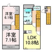 エルキュールA棟の間取り画像