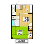 グリーンハイツKASUGAの間取り画像