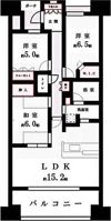 パークホームズ御器所の間取り画像