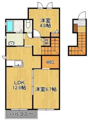 シャーメゾン楠木の間取り画像