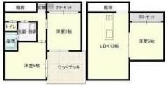 ユニキューブ林の間取り画像