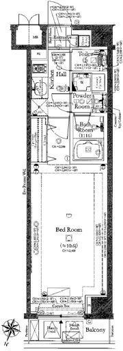 コンシェリア目黒 THE RESIDENCEの間取り画像