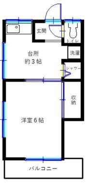 原第2アパートの間取り画像