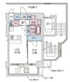 スプランディッド弁天町DUEの間取り画像