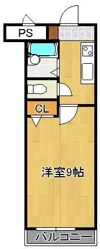 ギャラン南小倉の間取り画像