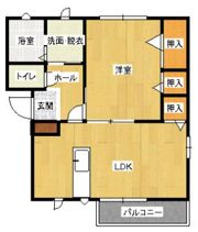 ユーガイアⅠの間取り画像