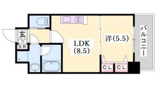 プレジオ神戸WESTの間取り画像