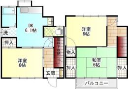 高田ハイツIの間取り画像