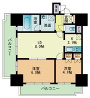 RJRプレシア吉塚駅前の間取り画像