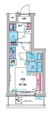 ジェノヴィア妙典の間取り画像