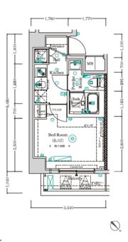 アンベリールマーロ横濱の間取り画像