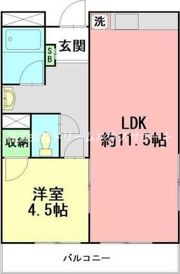 パストラル港南中央の間取り画像