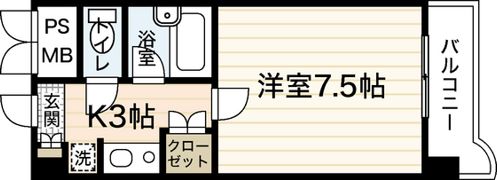 ハイツフォーシーズンズの間取り画像
