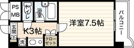 ハイツフォーシーズンズの間取り画像