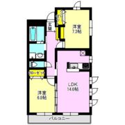 プレミアムツイン高崎 弐番館の間取り画像