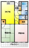 ヴィラヤマダの間取り画像
