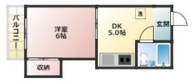 コーポあおき2の間取り画像