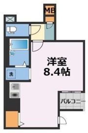 クレール上本町の間取り画像