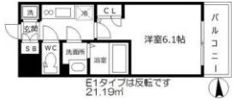 エスリード梅田グランノースの間取り画像