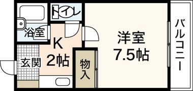 ヴィラシティー祇園の間取り画像