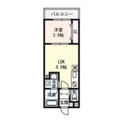 クレセント江坂の間取り画像