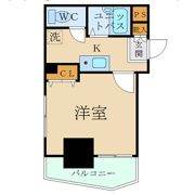 スカイコートヴァンテアン早稲田の間取り画像