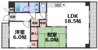 ブルースカイの間取り画像