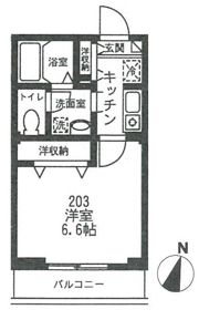 テラスド代々木 Iの間取り画像