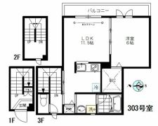フルールメゾンの間取り画像