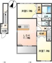 シャトーミニヨンの間取り画像