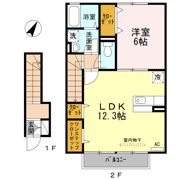 エスポワール横須の間取り画像
