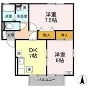 クレセントガーデン Ⅲの間取り画像