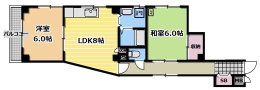 クラウンエステートの間取り画像