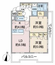 ブルーガーデン初音の間取り画像
