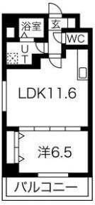 リバレイン江坂の間取り画像