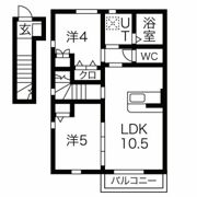 フルールの間取り画像