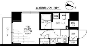 セジョリ横浜みなとみらいⅡの間取り画像