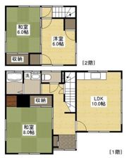 常田戸建の間取り画像
