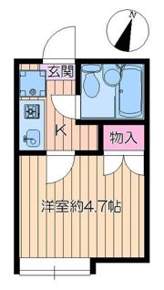 リバーパーク一之江Bの間取り画像